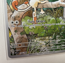 Meowth 106/094 Illustration Rare Phantasmal Flames Pokemon Card TCG - Image 5