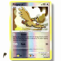 Pidgey 99/132 - 2007 Secret Wonders Reverse Holo Rare Pokemon Card LP - Image 1