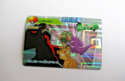 Pokemon Pocket Monster Japanese Foil Story Sticker Card 1998 GUEST Persian EX-5 - Image 1
