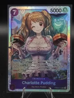Charlotte Pudding PRB02-010 SR One Piece TCG Card The Best 2 - Vol 2 Foil - Image 1