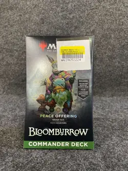 Magic the Gathering Bloomburrow Commander Deck Peace Offering, Box Wear - Image 1