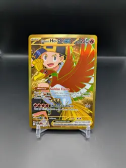 Pokemon Ethan’s Ho-oh EX 239/182 NM Full Art Hyper Rare Destined Rivals - Image 1