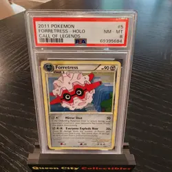 FORRETRESS - HOLO - PSA NM 8 - 2011 POKEMON CALL OF LEGENDS #5 - Image 1