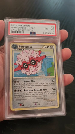FORRETRESS - HOLO - PSA NM 8 - 2011 POKEMON CALL OF LEGENDS #5 - Image 2