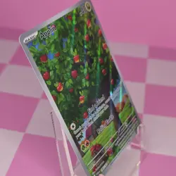Pokemon Applin Illustration Rare Full Art Holo 185/167 SV06 40HP - Image 5