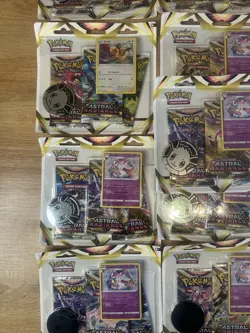 13x Pokemon TCG S&S Astral Radiance Triple Booster Pack Blister Pack - Image 5