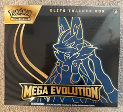 Pokemon TCG: Mega Evolution Elite Trainer Box (Lucario Art) - New Sealed - Image 1