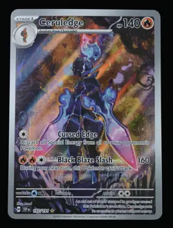 Ceruledge-Illustration Rare SV08: Pokemon Surging Sparks 197/191 NM Holo - Image 1