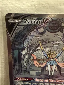 Pokemon TCG Zacian V Crown Zenith: Galarian Gallery GG48/GG70 Holo Ultra Rare NM - Image 2