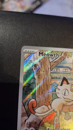 Pokemon TCG Meowth Full Art Fantasmal Flames 106/094 Near Mint - Image 5