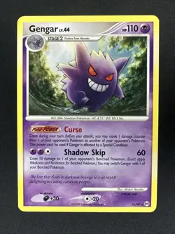 Pokemon TCG Arceus Gengar Non-Holo Card 16/99-LP - Image 1