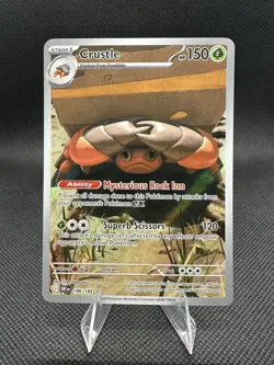 Crustle 186/182 Illustration Rare Holo SV10: Destined Rivals Pokemon NM - Image 1