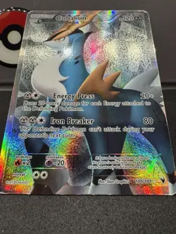 Cobalion Noble Victories 100/101 Full Art Holo Rare Pokemon TCG Mp - Image 4