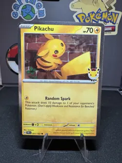 Pikachu 051 /162 Stamped 2026 Pokemon Day 30 Promo With Swirl - Image 2