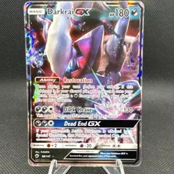 Pokemon Darkrai GX Ultra Rare Full Art Holo 88/147 SM-Burning Shadows 180 HP - Image 1