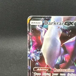 Pokemon Darkrai GX Ultra Rare Full Art Holo 88/147 SM-Burning Shadows 180 HP - Image 3