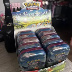 Pokemon TCG Ascended Heroes MINI TIN DISPLAY BOX Factory Sealed 10x Tins - Image 3