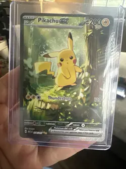 Pokemon TCG Pikachu Ex 276/217 Special Illustration Rare - Pack Fresh - Image 1