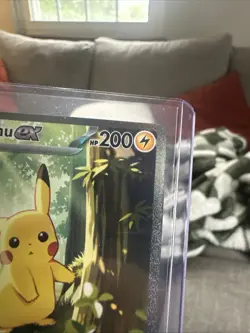 Pokemon TCG Pikachu Ex 276/217 Special Illustration Rare - Pack Fresh - Image 3
