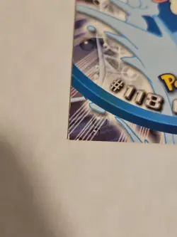 Pokemon Topps TV Animation Edition #118 Goldeen Blue Label LP - Image 4