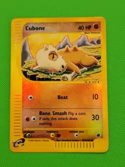 Pokemon TCG Cubone 103/165 Expedition Base Set Reverse Holo MP - Image 1
