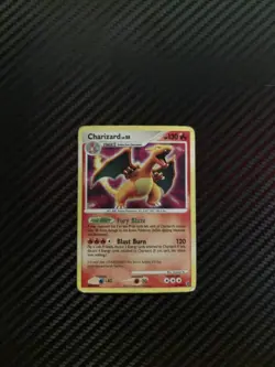 Charizard 3/132 Secret Wonders Holo Rare (Holo Bleed) MP Pokemon - Image 1