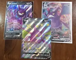 Pokemon Corbat v Full Art Holo Card Black Star Promo Swsh098 +V + Vmax - Image 1