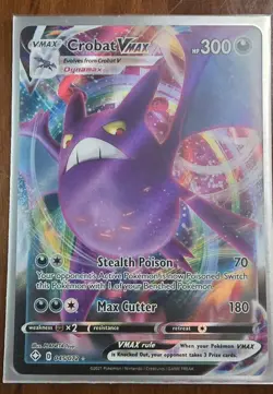 Pokemon Corbat v Full Art Holo Card Black Star Promo Swsh098 +V + Vmax - Image 4