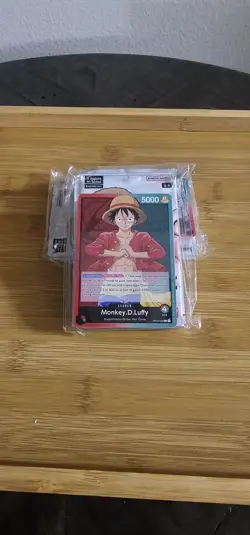 OP01-003 P-001 One Piece Demo Deck 2022 w/ Promo Pack Alpha - Pre Errata Luffy - Image 1