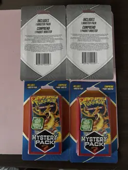 4 x Pokemon TCG 2023 Mystery Pack Trading Card Game New & Factory Sealed - Image 2