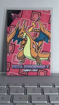 Pokemon Mega Charizard Y Cracked Ice Holo Team Rocket Card Database Set Peru - Image 1