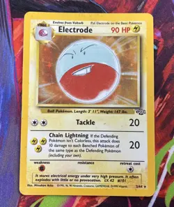 Electrode - NM Non Holo Rare - Vintage 18/64 English Jungle Pokemon Card - Image 1