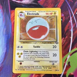 Electrode - NM Non Holo Rare - Vintage 18/64 English Jungle Pokemon Card - Image 2