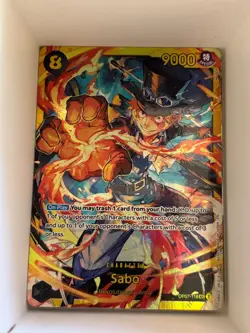 OP07-118 Sabo English SEC One Piece TCG Card Game - Image 1