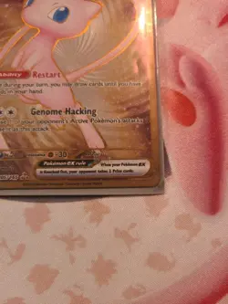 Mew EX 151 Metal Card Scarlet & Violet 205/165 Fresh Mint Condition - Image 2