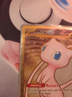 Mew EX 151 Metal Card Scarlet & Violet 205/165 Fresh Mint Condition - Image 4