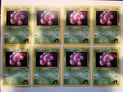 Pokemon Gym Heroes Card 77/132 Erika's Exeggcute X8 - Image 3