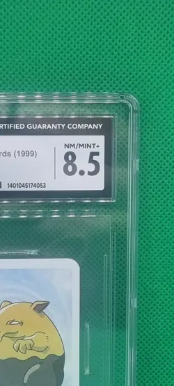 CGC 8.5 DROWZEE 1999 POKEMON MINI PLAYING CARDS RED Deck 2 Of Diamonds Graded - Image 4