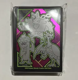 Pokemon 2024 Shrouded Fable ETB Card Sleeves 65 Count SEALED - Image 1