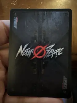 NeuroScape Nova, The White Rabbit Rare Foil Full Art Character Card 013/255 - Image 2
