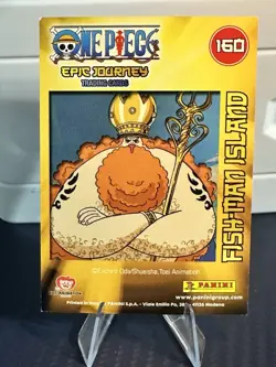 Panini One Piece Epic Journey Trading Card #160 Fish-Man Island King Neptune - Image 2