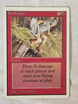 Played Earthquake Unlimited Mtg Magic the Gathering - Image 1