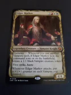 x1 Edgar Markov - Showcase M MTG Innistrad Remastered M/NM, English - Image 1