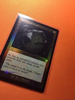 MTG Magic The Gathering Springleaf Drum Foil BRR Retro Frame Artifact - Image 2