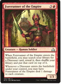 FORERUNNER OF THE EMPIRE 102 UNCOMMON RIVALS OF IXALAN MAGIC: THE GATHERING LP - Image 1
