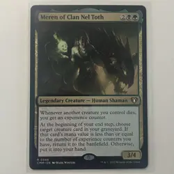 NMT MTG Meren of Clan Nel Toth Commander Masters Regular Legendary Human Shaman - Image 1