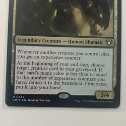 NMT MTG Meren of Clan Nel Toth Commander Masters Regular Legendary Human Shaman - Image 3