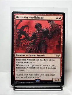 Razorkin Needlehead (Non-foil) Duskmourn: House of Horror 0153 Rare MTG - Image 1