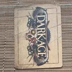 1996 X-Cess Dark Age Feudal Lords CCG Game Card & Top Loader - Image 3