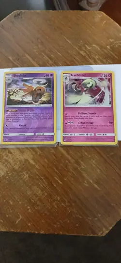Lost Thunder Shedinja 95/214 Reverse Holo & Gardevoir Holo 141/214 - Image 1